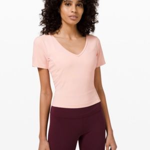 Nulu Slim Cropped Yoga Short Sleeve